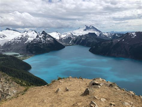 The Turquoise Blue Waters Of Garibaldi Lake British Columbia Canada