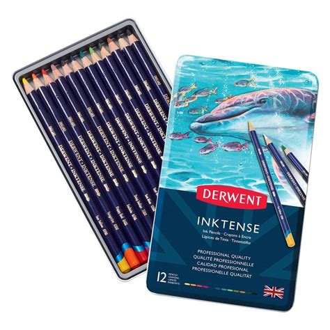Derwent Inktense Colored Pencils Assorted Colors Set Of 12 Jerry S