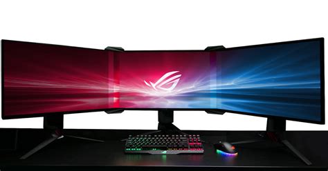 Asus ROGs New Bezel Free Kit Uses Light Refraction To Make Monitor Edges Disappear The Verge