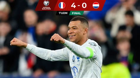 Francia golea a Países Bajos con un Kylian Mbappé histórico rumbo a la