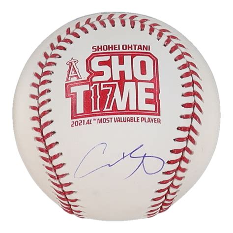 Shohei Ohtani Signed Oml Shotime Logo Baseball Mlb Pristine Auction
