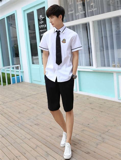 Korean School Uniforms White Shirt Skirt For Student Girls Shirt