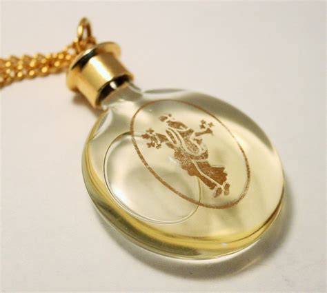 Reserved For Ana Perfume Bottle Necklace Vintage Perfume Etsy