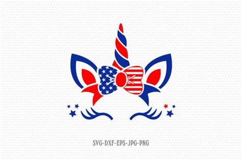 4th Of July Unicorn Svg For Silhouette