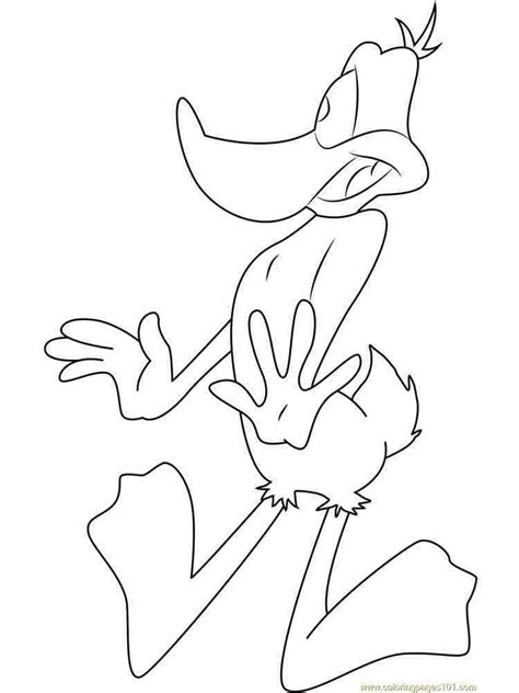 Daffy Duck Coloring Pages Free Printable Duffy Dack Coloring Pages