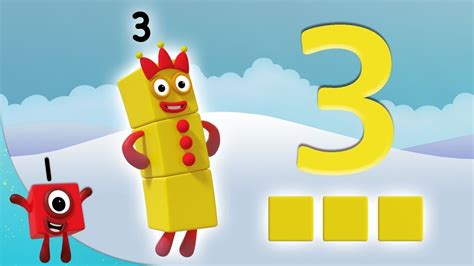 Numberblocks The Number 3 Learn To Count Learning Blocks Number