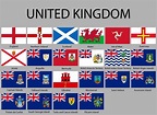 all Flags of regions of United Kingdom. 21807415 Vector Art at Vecteezy