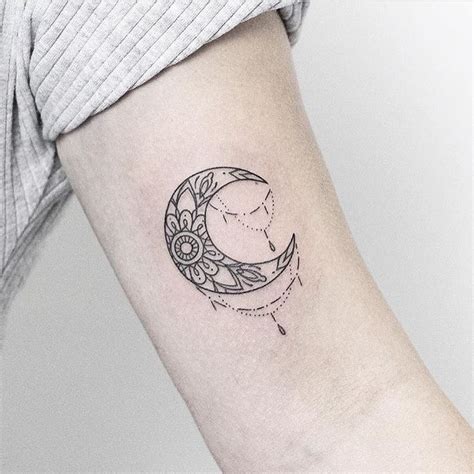 19 Best Crescent Moon Tattoos For Men Images On Pinterest Crescent