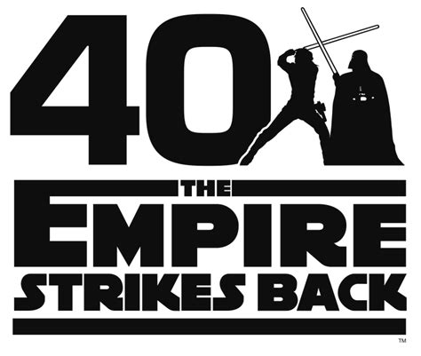 Star Wars The Empire Strikes Back 40th Anniversary Official Logo Jedi