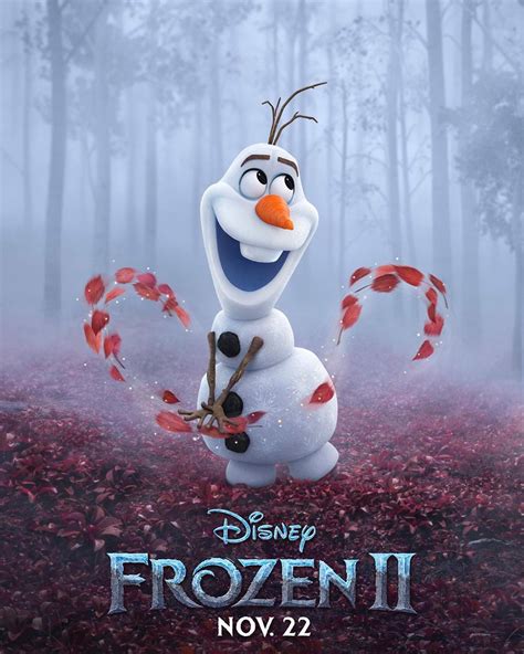 Frozen 2 Character Poster Olaf Frozen Photo 43059938 Fanpop