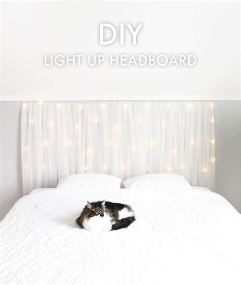 Diy Light Up Headboard In 2020 Diy Lighting Headboard November Diy