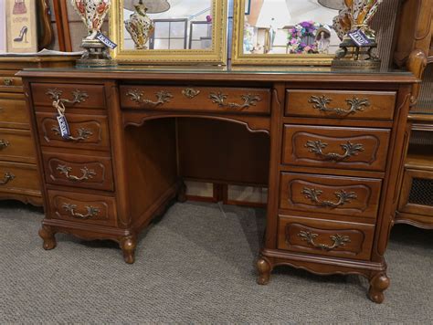 French provincial redos are probably my most favorite furniture revivals and when they involve hot here's another of my french provincial desk and hutch revivals. French Provincial Desk | New England Home Furniture ...