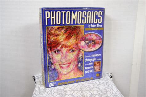 Photomosaics Robert Silvers Piece Jigsaw Puzzle Princess Diana Nib Piece Jigsaw