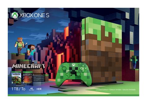 Minecraft Xbox One S Limited Edition Console Will Join Microsoft S Holiday Lineup Windows Central