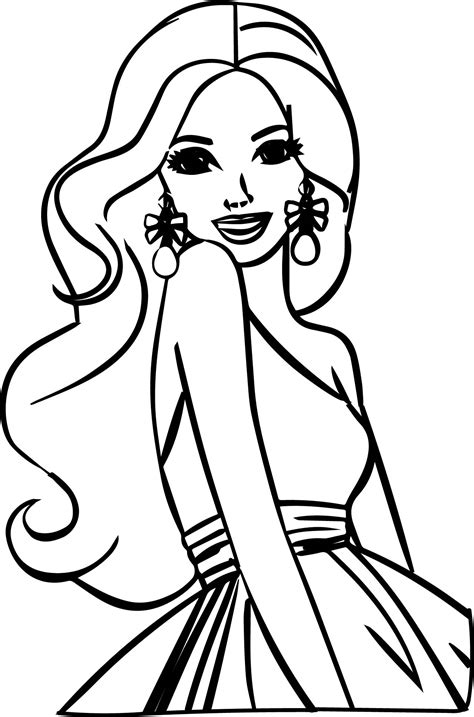 Free Barbie Coloring Pages Printable Customize And Print