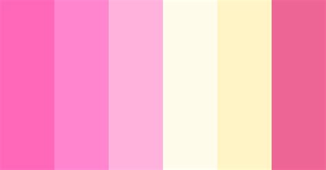Princess Pink Color Scheme Cream