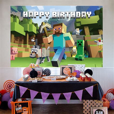 Compartir 91 Imagen Decoracion Minecraft Cumpleaños Viaterramx