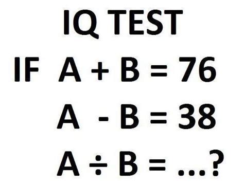 Printable Iq Test With Answers