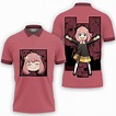 Anya Forger Polo Shirts Spy x Family Custom Anime - Gear Otaku in 2022 ...