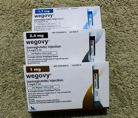 Wegovy Semaglutide 0 25mg Injection 2 4 Mg At Rs 8900 Box In Howrah