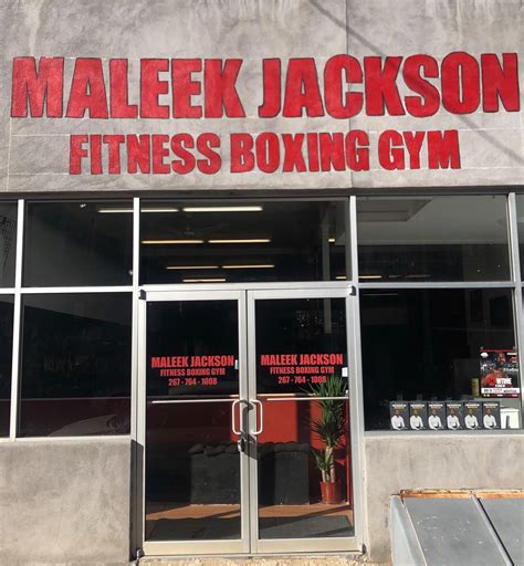 Maleek Jackson Fitness Boxing Gym Home
