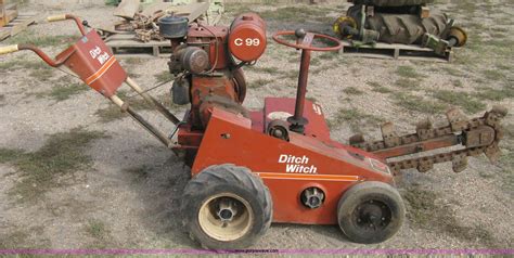 Ditch Witch C99 Walk Behind Trencher In Sedgwick Ks Item M9056 Sold
