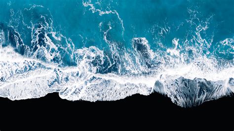 Wallpapers Hd Ocean Waves Aerial View