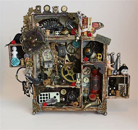 Shadow Boxes Steampunk Steampunk Inspired Altered Shadow Box Shadow