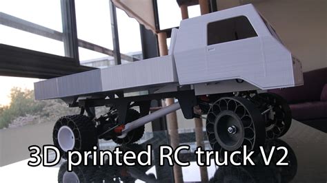 3d Printed Rc Truck V2 Driving Around Youtube
