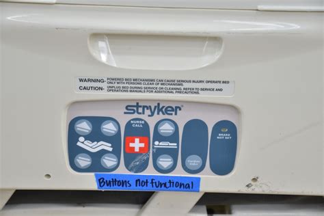 Stryker Secure Iisecure 3002 Critical Care Hospital Bed Wisoflex Supp