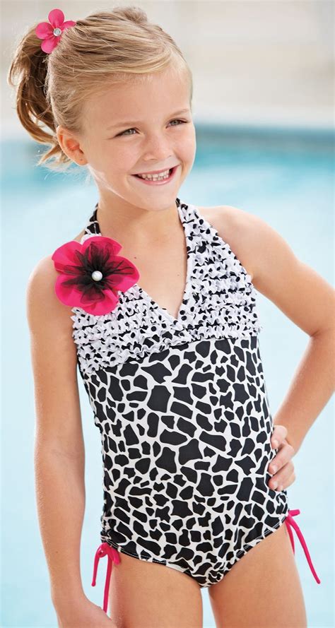 From Cwdkids Surfin Safari Swim Suit Girls One Piece Swimsuit Kids