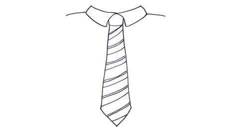 How To Draw A Tie My How To Draw