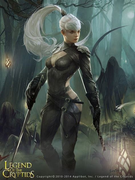 20 best sexiest legend of the cryptids fantasy digital illustrations fantasy female warrior