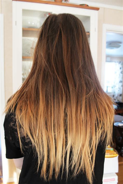 Long Ombre Hair 2014 Straight Choppy And Dip Dyed Long