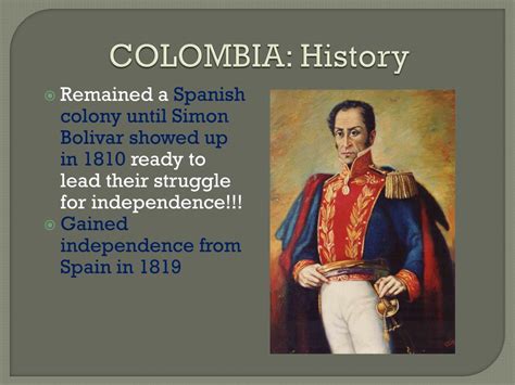 Ppt Colombia History Government And Culture Powerpoint Presentation