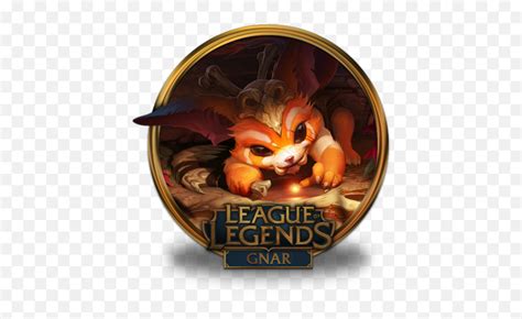 Gnar Icon League Of Legends Gold Border Iconset Fazie69 League Of Legends Gnar Icon Emoji