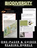 Biodiversity Guided Science One Pager Worksheet By Building Brix Of Science