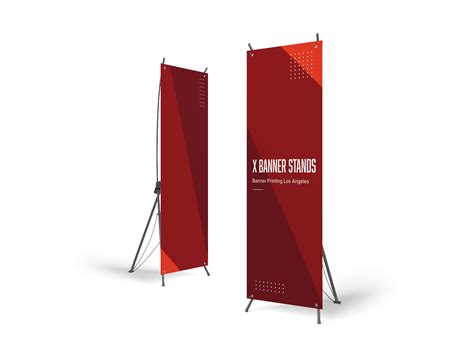 Los Angeles X Banner Stands Printing Best Price