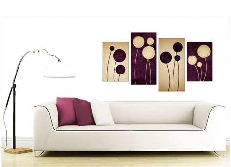 Purple Abstract Canvas Prints Uk 130cm X 67cm 4124