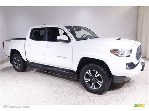 2019 Super White Toyota Tacoma Trd Sport Double Cab 4x4 143626299