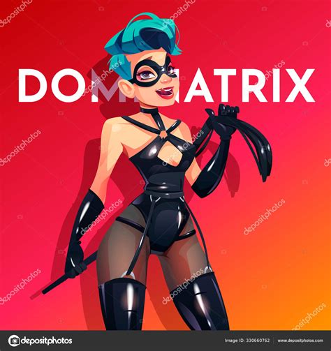 Dominatrix Woman In Bdsm Latex Costume Lick Lips Stock Vector By ©vectorpouch 330660762