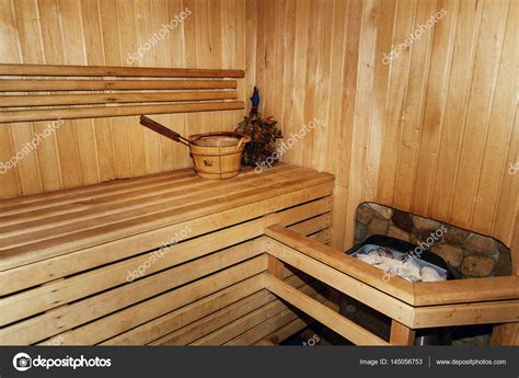 Russian Wooden Sauna Room Stock Photo By Sonyachny 145056753