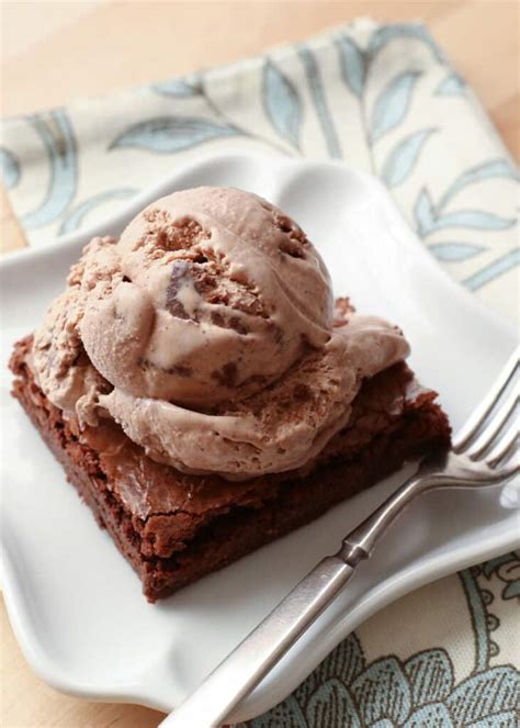 Brownie Ice Cream Barefeet In The Kitchen