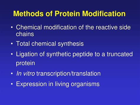 Once a mrna has been translated into protein, the processing doesn't stop there. PPT - Unnatural Protein Engineering: Biochemical and ...