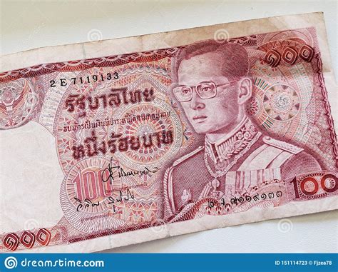Convert 100 thai baht (thb) to malaysian ringgit (myr). Thai banknote of 100 baht stock image. Image of value ...
