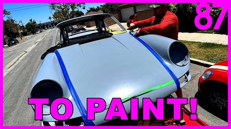 Finally Painting My Vintage Porsche 911 Restoration Part 1 Delivery