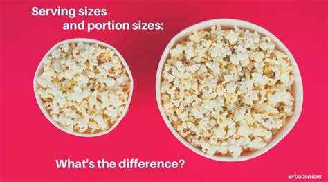 Servings Sizes And Portion Sizes Making Smaller Sizes The New Normal