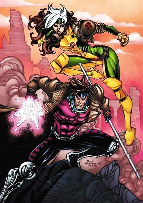 Rogue And Gambit Superhéroes Marvel Marvel Cómics Héroes Marvel
