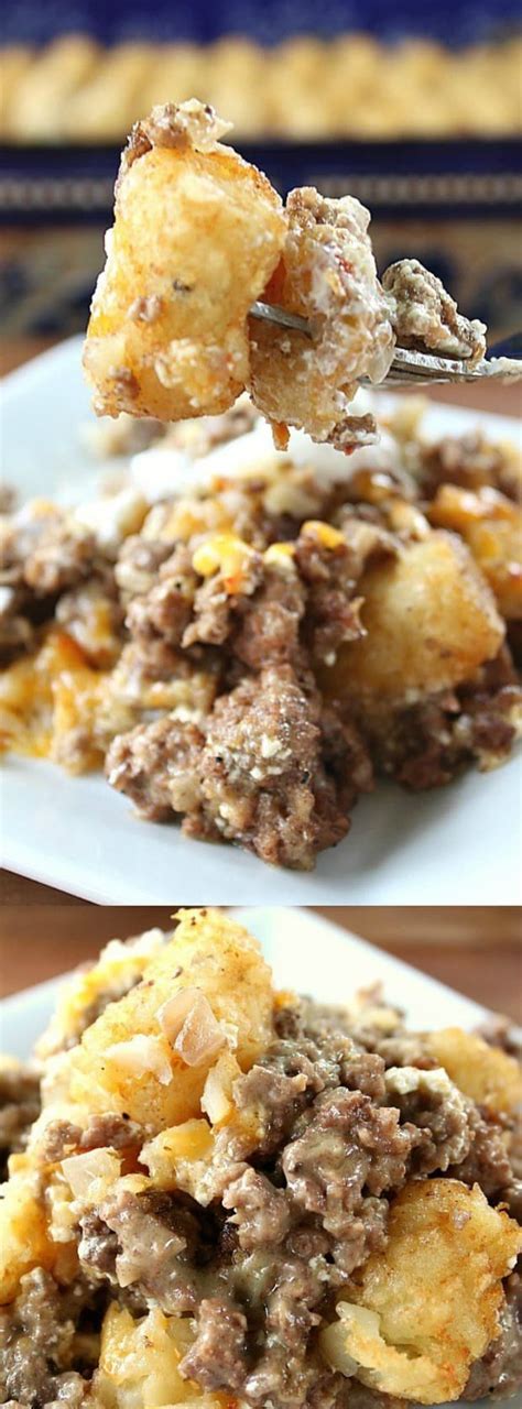 Try this easy cheeseburger tator tot casserole recipe. Spicy Tater Tot Casserole - The Best Blog Recipes