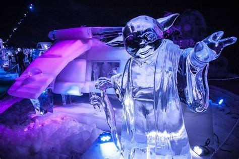 Incredible Star Wars Ice Sculptures Prove The Force Is Strong With